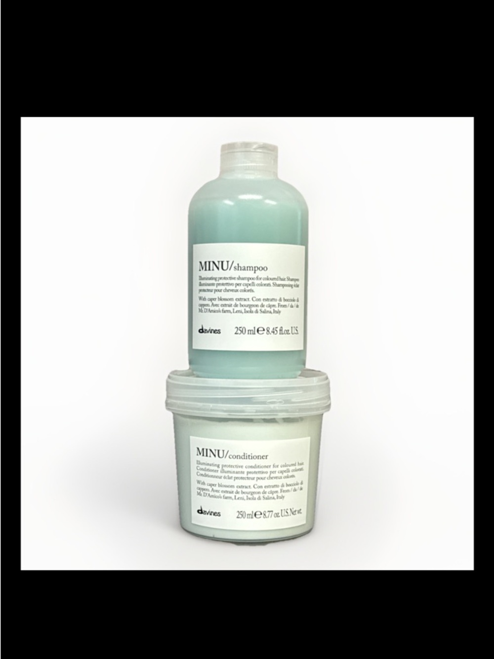Davines MINU Shampoo 8.45 oz & Conditioner 8.77 oz Set -